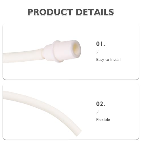 4 piezas de tubos de extensión para ventosas, líneas de conexión y repuestos reutilizables para máquina de ventosas para masaje miniatura 5
