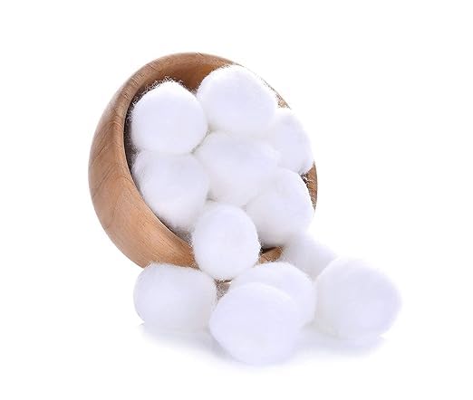 Soft and High Absorbency Face/Eye Makeup/Nail Polish Removal Cotton Balls (pack of 200)-image-5