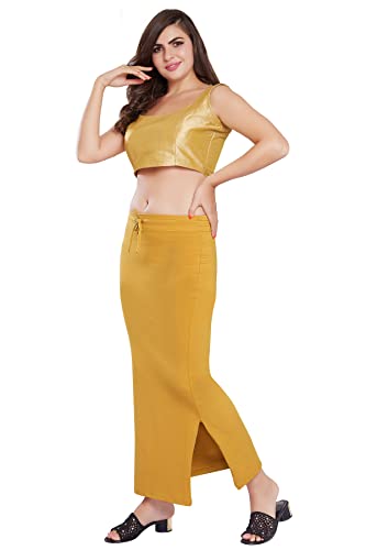 Image of RANI SAAHIBA Women's Stretchy Slim Fishcut Petticoat Cotton Shapewear