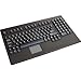 Solidtek Pos/rackmount Keyboard with Built in Touch Pad USB Connector Black