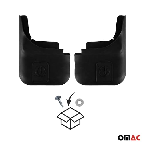 OMAC Mud Guards Splash Mud Flaps for Ford Bronco 2021-2024 Black 2Pcs Plastic