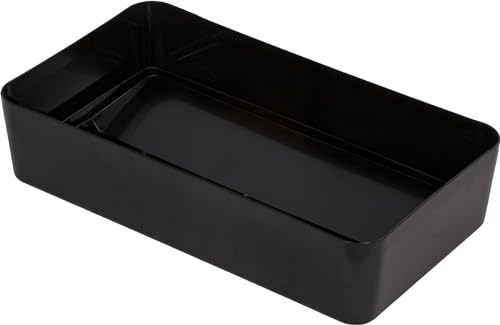 Tapa basurero plástico oscilante negra miniatura 5