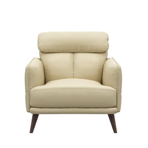 Image of Wakefit 6 Seater Sofa Set | 5 Year Warranty | Modern Beige Leatherette Fabric Sofa for Living Room | 3+2+1 Seater - Azores(Robin : Beige)