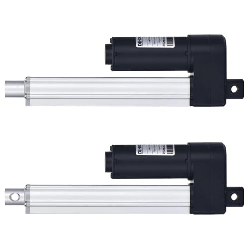 Actuador lineal eléctrico 24V de 400mm con motor de 60W y protección IP66