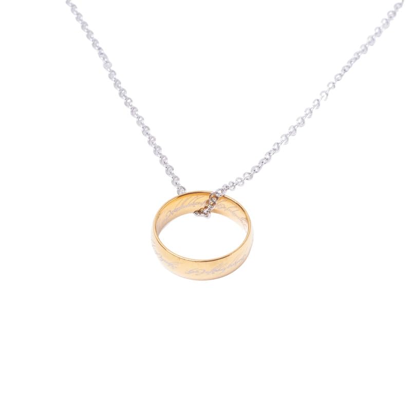 Image of SALTY ALPHA Anti Tarnish Stainless Steel Promise Ring Locket Neck Chain for Men | Stylish Pendant Necklace | Jewellery Accessories for Boys | Minimal Jewelry | Gifts for Boyfriend & Husband | Gift for Diwali, Christmas, Marriage, Birthday