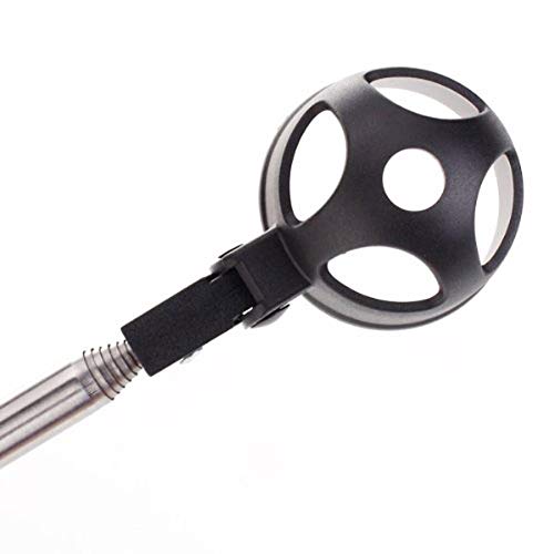 Recuperador de colher telescópico de bola de golfe com eixo de aço inoxidável 2M da Lioobo