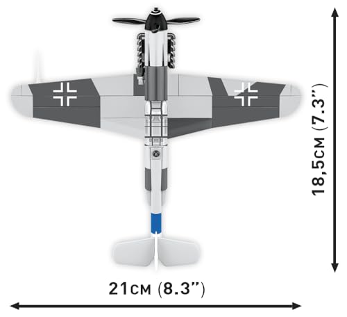 Cobi - Zweiter Weltkrieg - Messerschmitt BF 109 G 125 Stück Ungarn/Spielzeug