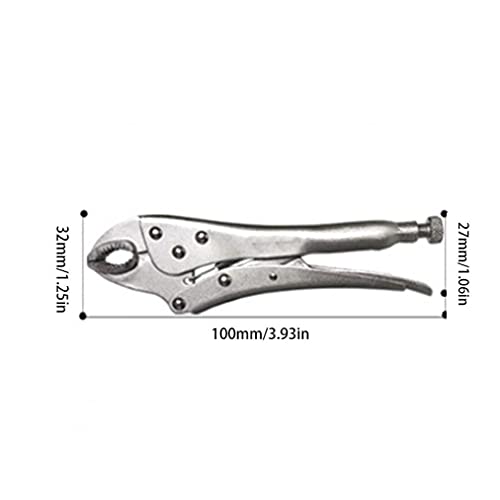 Vergrendeling Tangen Gebogen Rechte Kaak Zelf Lock Grip Klem 5 "voor Gripping Twisting Holding 2 STKS - Image 4