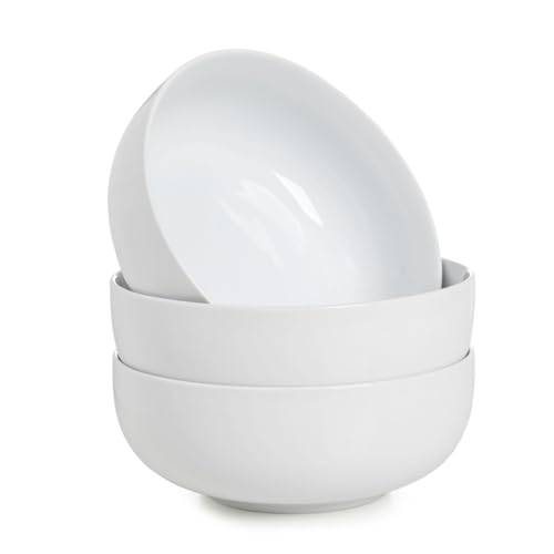 WishDeco Große Suppenschalen 3er Set, Salatschüsseln 1100ml,...
