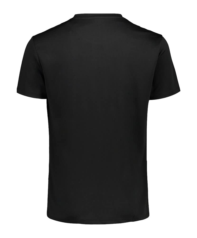 CMP Short-Sleeved Piquet T-Shirt Nero