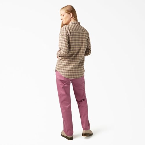 Dickies Women's Long Sleeve Flannel Shirt3