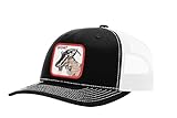 Goat Trucker Hat for Men - Embroidered Farm Animal Mesh Cap, Greatest of All Time Design, Stylish Mens Hats for Casual Wear (US, Alpha, One Size, Black)
