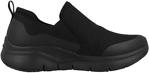 Skechers Men's Arch Fit Banline Oxford, Black/Black, 7.5 | Image 2