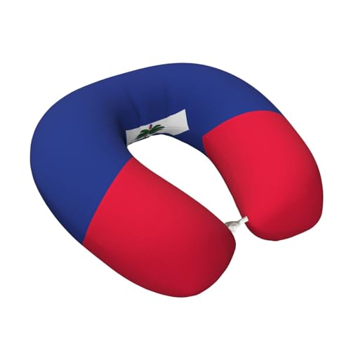 Almohada viscoelástica en forma de U con diseño de bandera miniatura 2