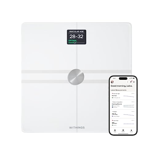 WITHINGS Body Comp Scale for Body Weight and Complete Body Analysis