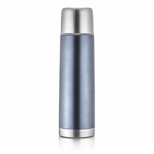 reer Edelstahl Isolier-Flasche COLOUR, 450ml – klein, handlich, ideal fürs Baby, mit integriertem Becher, anthrazit reer Edelstahl Isolier-Flasche COLOUR, 450ml – klein, handlich, ideal fürs Baby, mit integriertem Becher, anthrazit