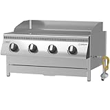Einbau Gasgrill "Hermann XL - Basic" Einbaugrill für Outdoor Küche Grillküche – Gasgrill 100% aus Edelstahl – Fettwanne mit Frontauszug – 4x5kW Brenner – Made in Germany – Direkt vom Hersteller