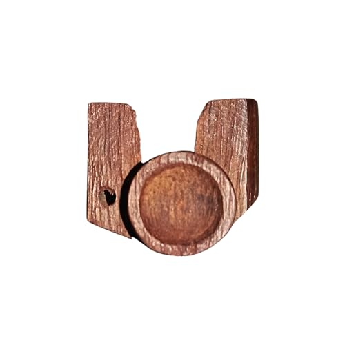 Magasin P08 Luger WW2 doté d'un talon en bois véritable warreplica reproduction Wehrmacht
