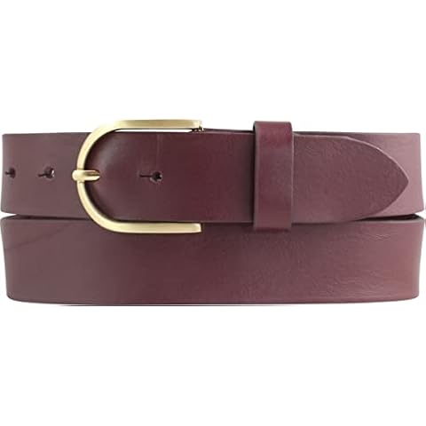 Ceinture BELTINGER en cuir bordeaux Cover
