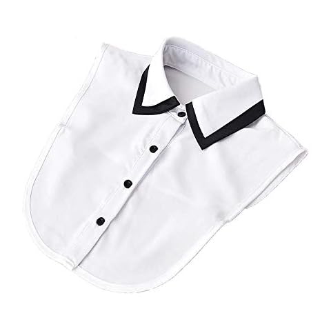 YEKEYI Lady Half Shirt Blouse Collar Dickey Fake Collar False Collar Detachable Collar for Women Cover