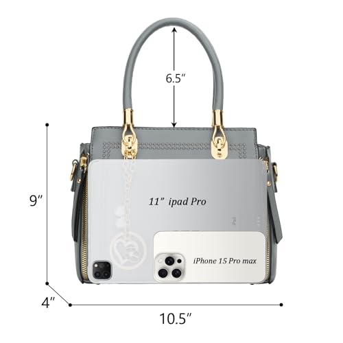 Image of KKXIU Women Satchel Purses and Handbags Handle Shoulder Bag | Stylish Womens Satchel Handbags Purse Crossbody Purses for Women