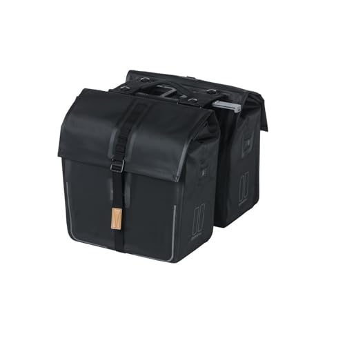 Solución de carga para bicicleta Basil Urban Dry 50 L color negro mate