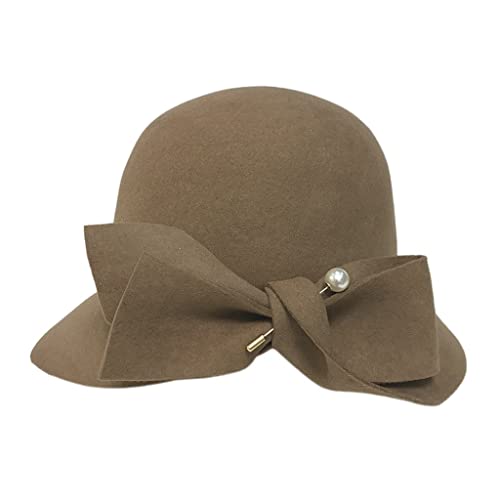 Chapeau cloche en laine à perles idéal pour vos sorties urbaines en hiver