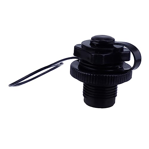BESPORTBLE Valvula De Aire Kayak Globo Bote Inflables Portátil Cable Accesorios para Acampar Enchufe De Imbornal De Kayak Inflador Chorro Inflable Eléctrica De Polivinilo Black