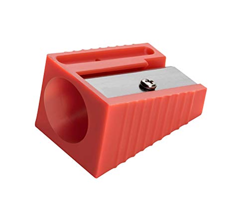WONDAY Taille-crayon Plastique Spécial Gros Crayons Diam 17 mm Coloris Aléatoire