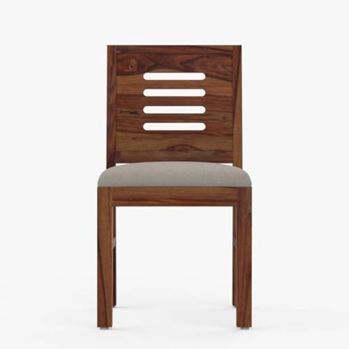 Image of Dining Table Set of 4, Teak Wood Dining Table with Chair || Dining Room Set ll Wooden Dining Table 4 Seater Comfortable Seating || Premium, Modern /Unique Decorative Dining Table Set Honey Finish