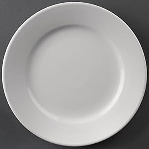 Olympia Athena Weißer Teller, 165mm, 12er Pack
