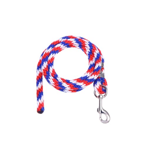 CIYODO Equestrian Lead Rope Heavy Duty Braided Slobber Straps Riding Lead Rope Sturdy Metal Clip