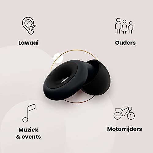 Loop Experience Pro Oordoppen - Premium Gehoorbescherming voor Concerten, Muzikanten, DJ's, Drummers, Motorrijders en Nightlife - Herbruikbaar en Comfortabel, Inclusief Extra Accessoires - Zwart - Image 3