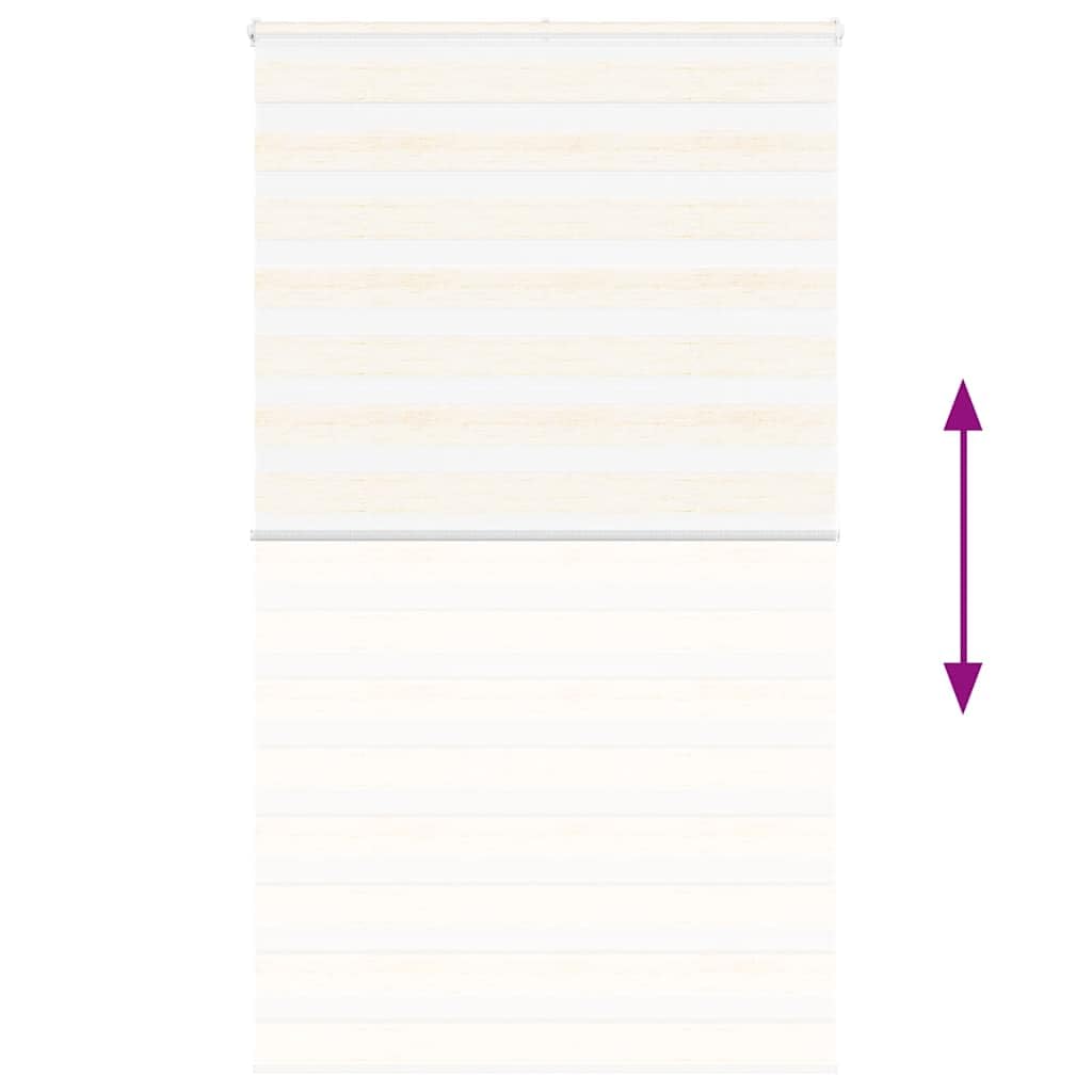 Zebra-Rollo, beige, marmoriert, 120,9 cm, Polyester | 100 % Polyester, blickdicht, Wand- oder Fenstermontage, Kindersicherung, Wohnzimmer, Schlafzimmer, Büro
