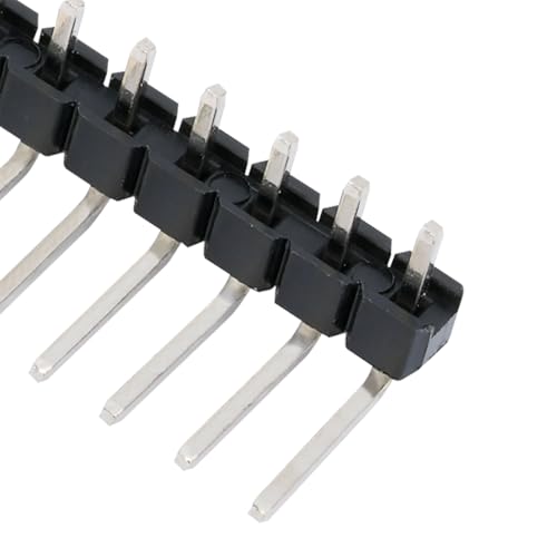 Image of 30 Pcs Right-Angle Header Pins 2.54 mm Male Pin Headers Connector for PCB Breadboard