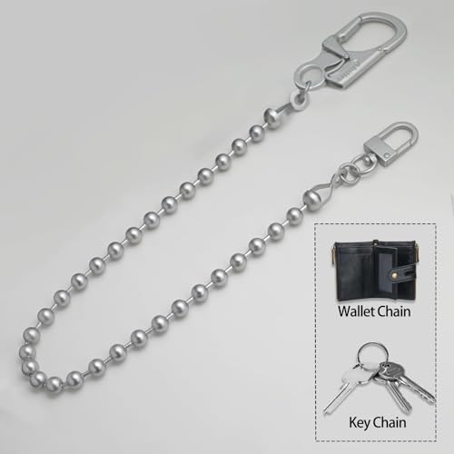 Image of Ahiller Mens Wallet Chain with Heavy Duty Keychain Carabiner Clip