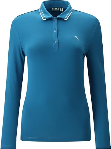 Chervò Amnesia Polo Shirt Femme vêtement de sport léger stretch à manches courtes