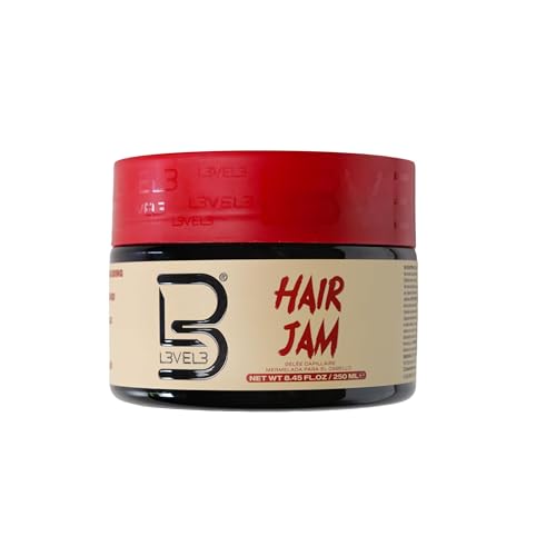 L3 Level 3 Hair Jam 250 ml gel coiffant homme tenue longue durée et volume