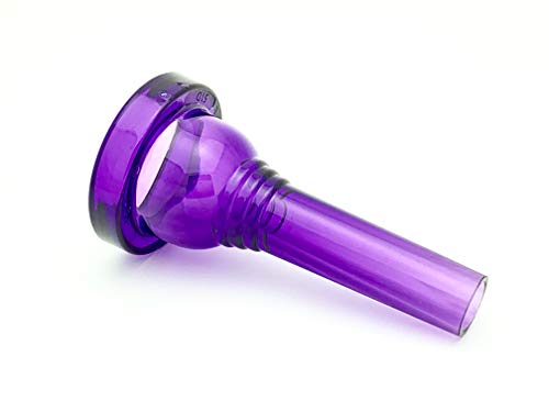 KELLY-51D - Large-shank Trombone/Euphonium Lexan-Mouthpiece - Crystal-Purple