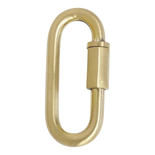RCH Hardware QL-BR01-60 Brass Quicklink, 3 Gauge, Brushed Brass (2 Pack)
