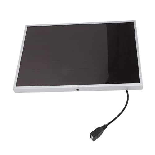 Gavigain Cargador USB de panel solar de 20W 12V, aluminio refractario ligero portátil, energía fuera de la red para camping, emergencias, uso al aire libre