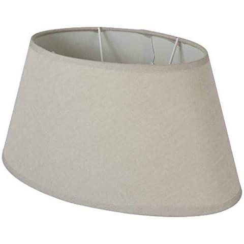 Abat-jour oval en lin beige - Better & Best Cover