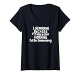 Photo Gallery donna if it were a good morning i d be swimming maglietta con collo a v Photo Gallery donna if it were a good morning i d be swimming maglietta con collo a v