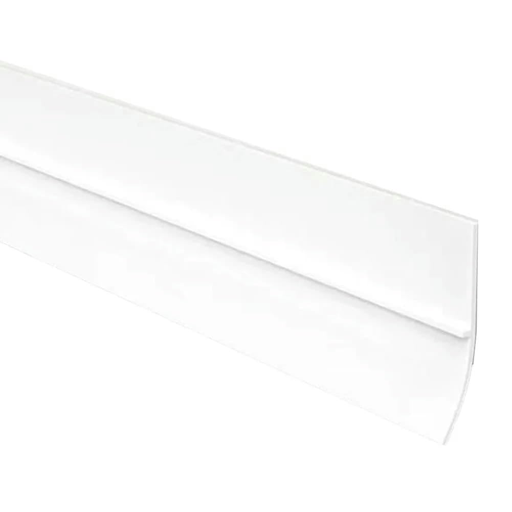 Bande d'étanchéité pour bas de porte PVC auto-adhésive 100 cm anti-poussière insonorisante blanche
