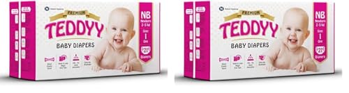 Image of TEDDYY Baby Diapers Pants Premium New Born 21 Count (Pack of 2)