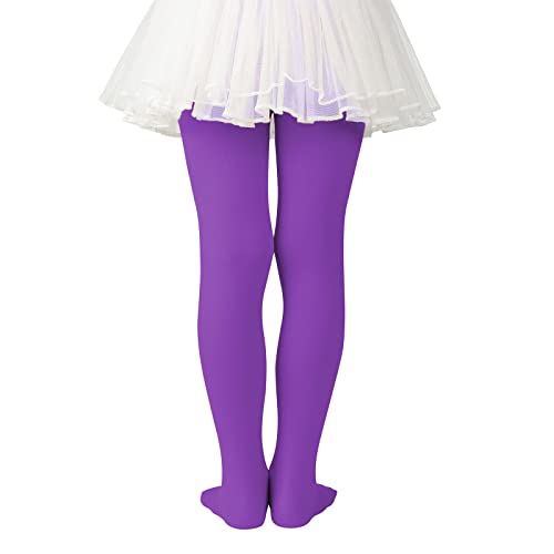 Tights For Girls Purple Halloween Toddler Tights Christmas Tights For Baby Girls Leggings Warm Winter Stockings Purple 1-3T #TOP2