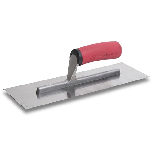 Image of MARSHALLTOWN QLT Concrete Finishing Trowel, 12 x 4 Inch, Stainless Steel