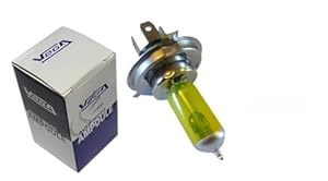 10 x Vega H4 Glühlampe Gelb