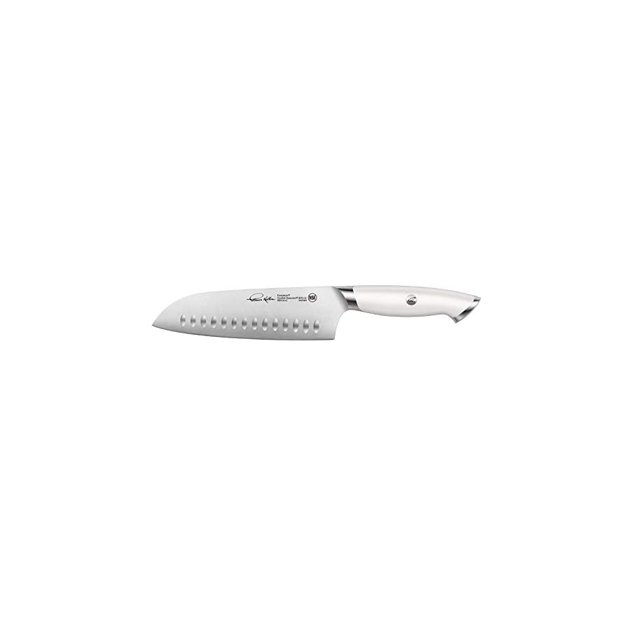 Cangshan-Thomas-Keller-Signature-Collection-Swedish-Powder-Steel-Forged-7-Inch-Santoku-Knife-White Cangshan Thomas Keller Signature Collection Swedish Powder Steel Forged, 7-Inch Santoku Knife, White