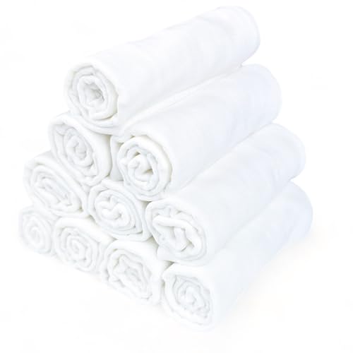 Serviettes en mousseline Plumeri certifiées Oeko-Tex pour un soin bébé haut de gamme